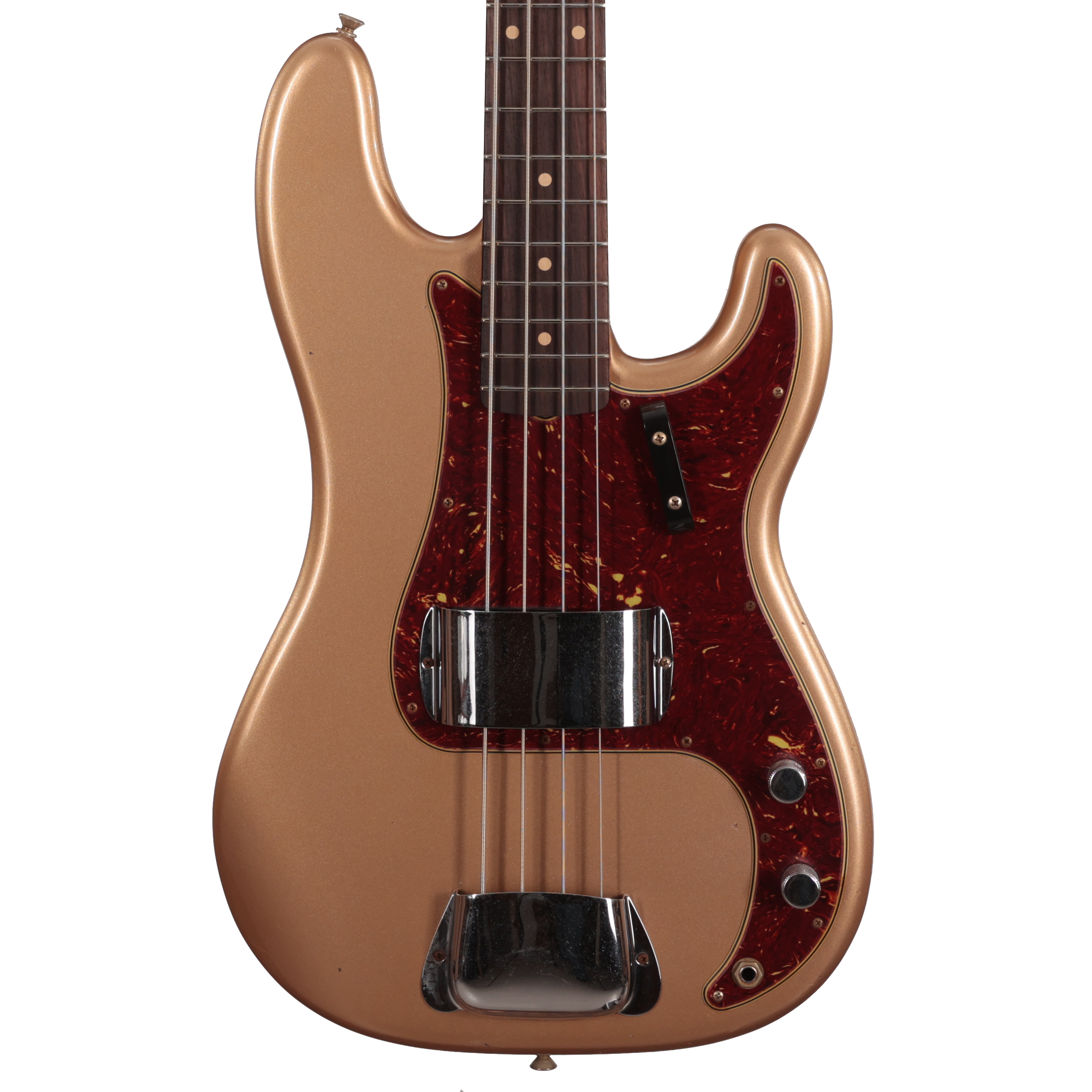 Fender Custom Shop '60s Precision Bass Journeyman Relic in Super Faded Aged Firemist Gold